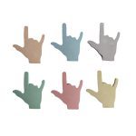 i love you  gebarentaal - stoepkrijt